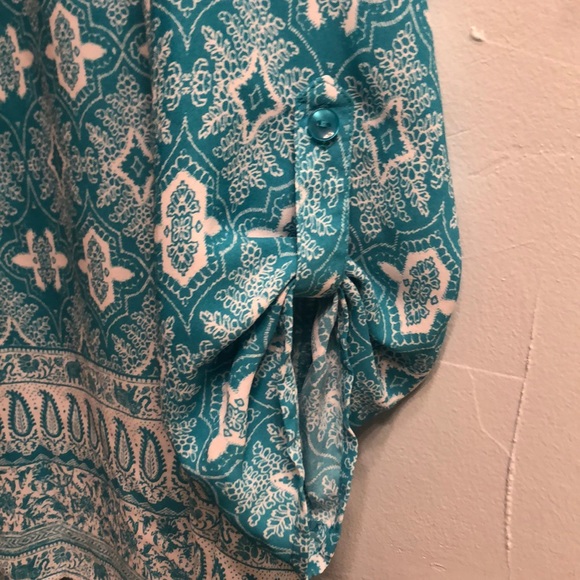 Girls Turquoise Top - Picture 2 of 2